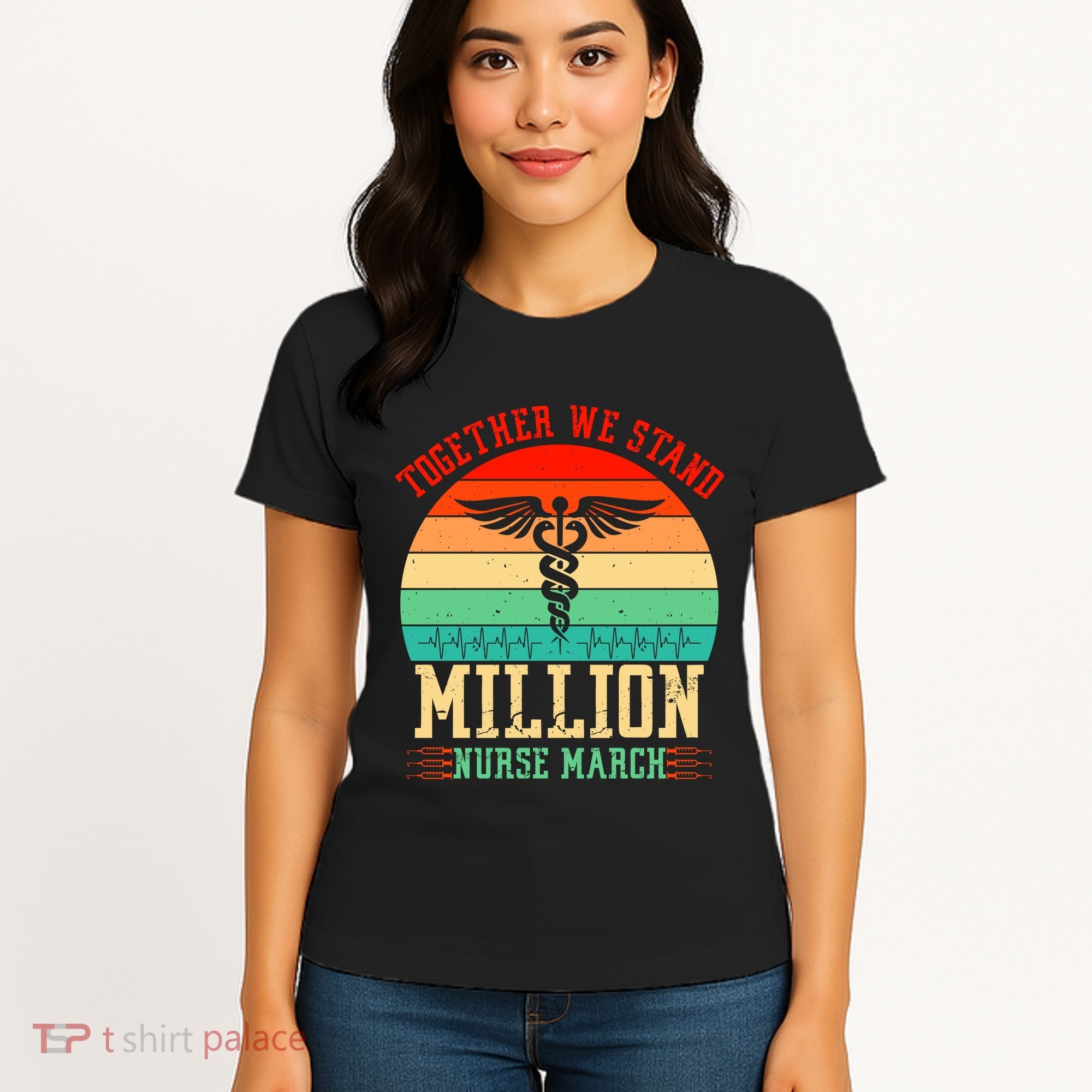Together We Stand Million Nurse March Women's T-Shirt