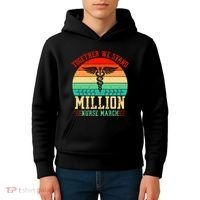 Together We Stand Million Nurse March Kids Hoodie thumb 4