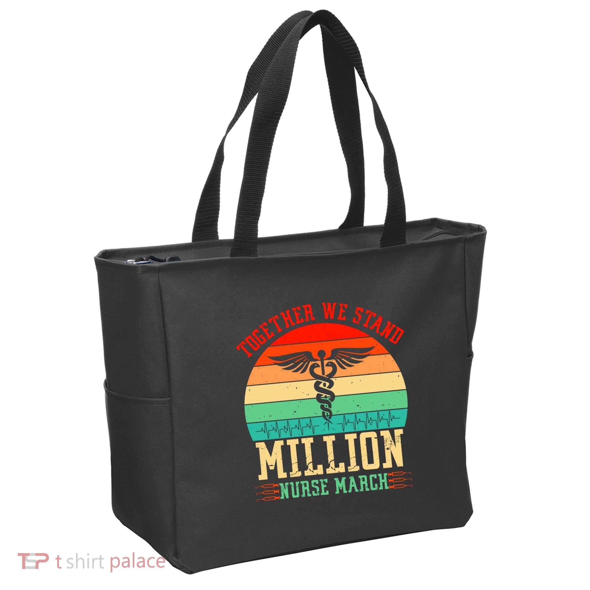 Together We Stand Million Nurse March Tote Bag