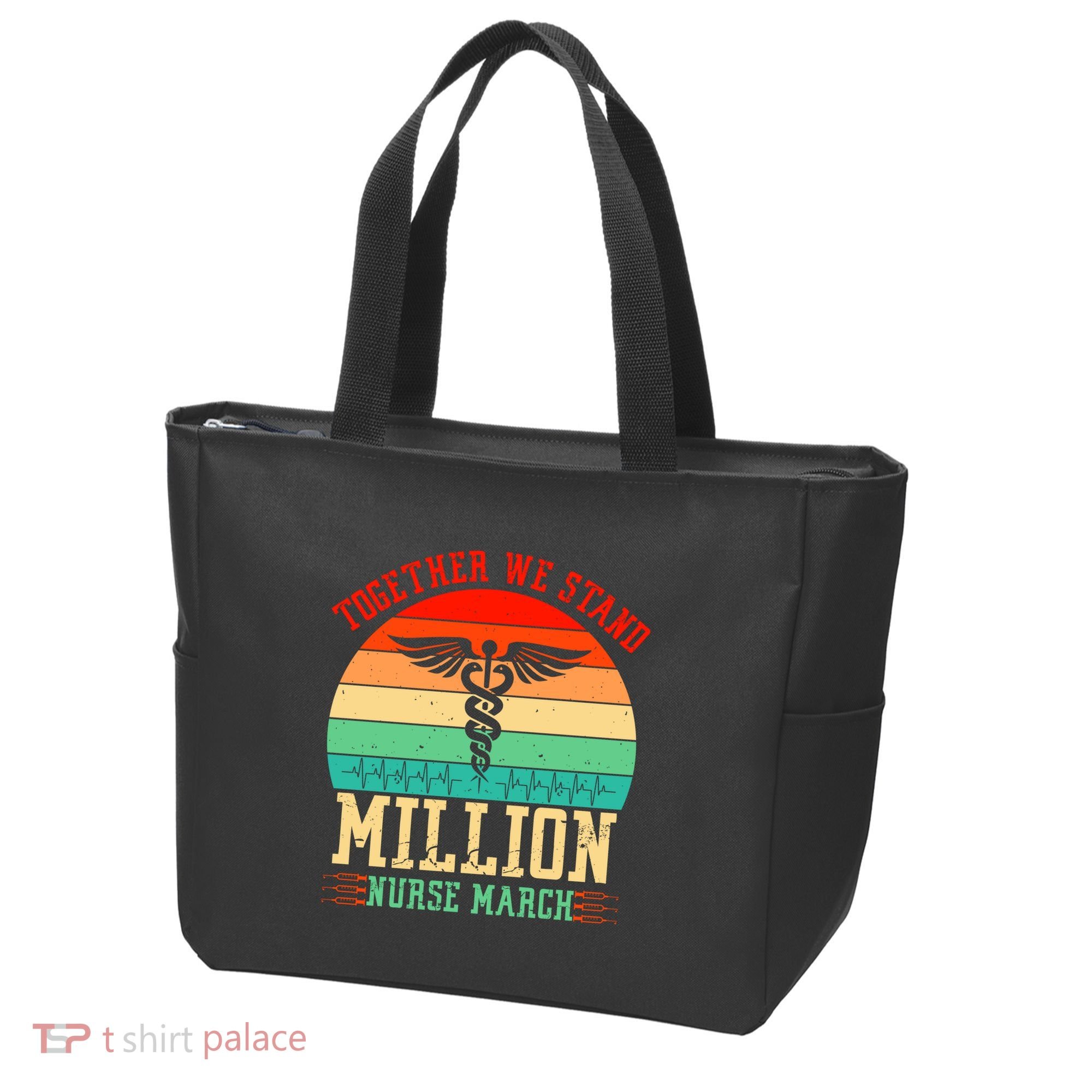Together We Stand Million Nurse March Tote Bag