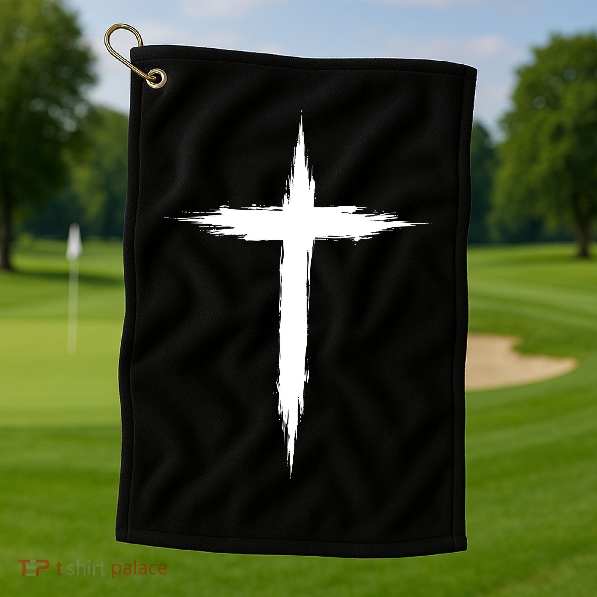 The Way The Truth The Life John 3:16 Front And Back Golf Towel