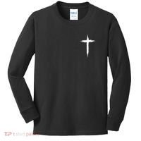 The Way The Truth The Life John 3:16 Front And Back Kids Long Sleeve Shirt thumb 0