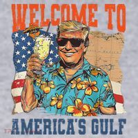 Trump Welcome To AmericaS Gulf Mexico Women's Sweatshirt thumb 2