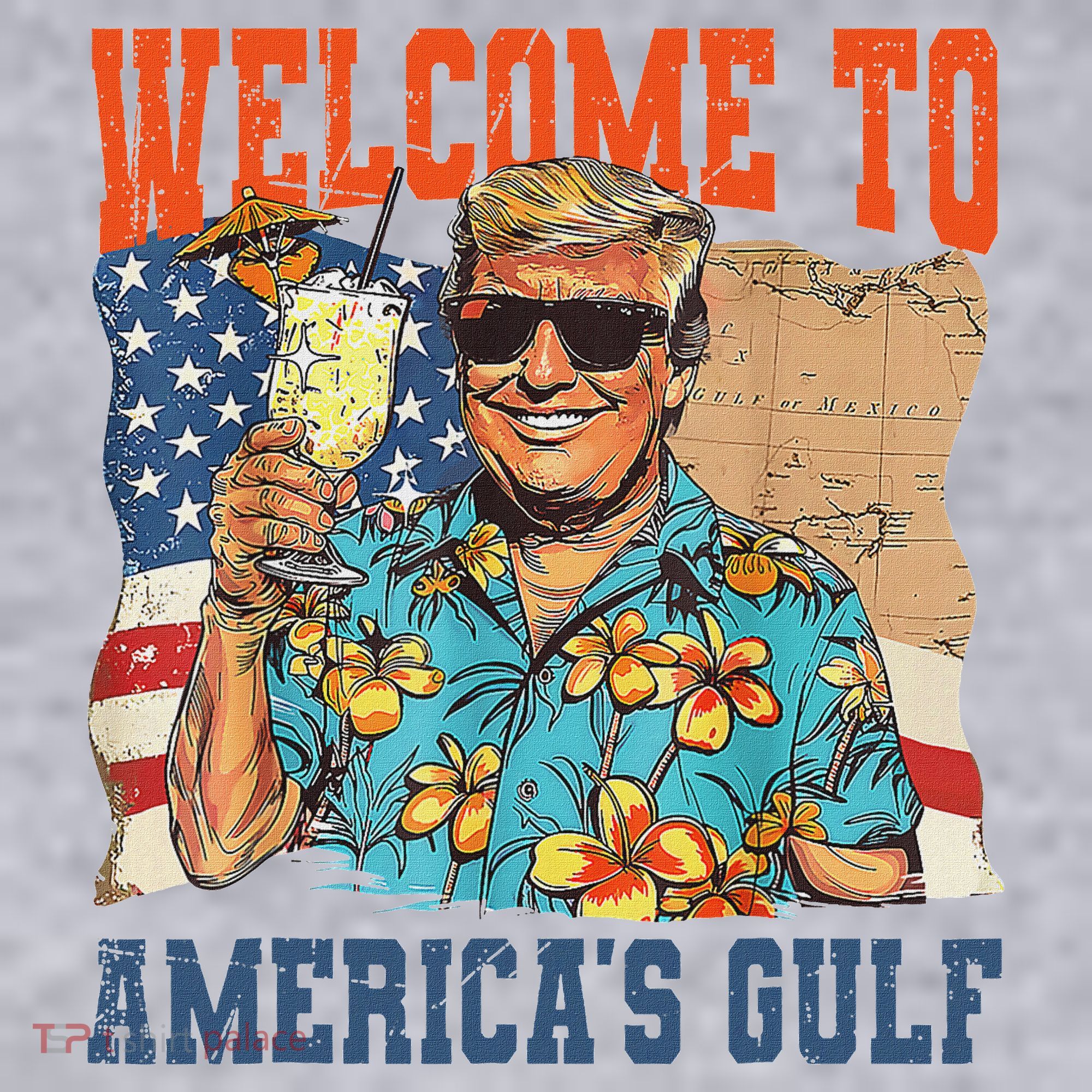 Trump Welcome To AmericaS Gulf Mexico Women's Sweatshirt