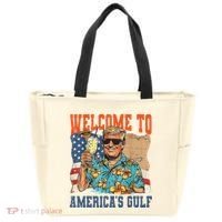 Trump Welcome To AmericaS Gulf Mexico Tote Bag thumb 0
