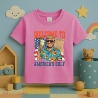 Trump Welcome To AmericaS Gulf Mexico Toddler T-Shirt thumb 3