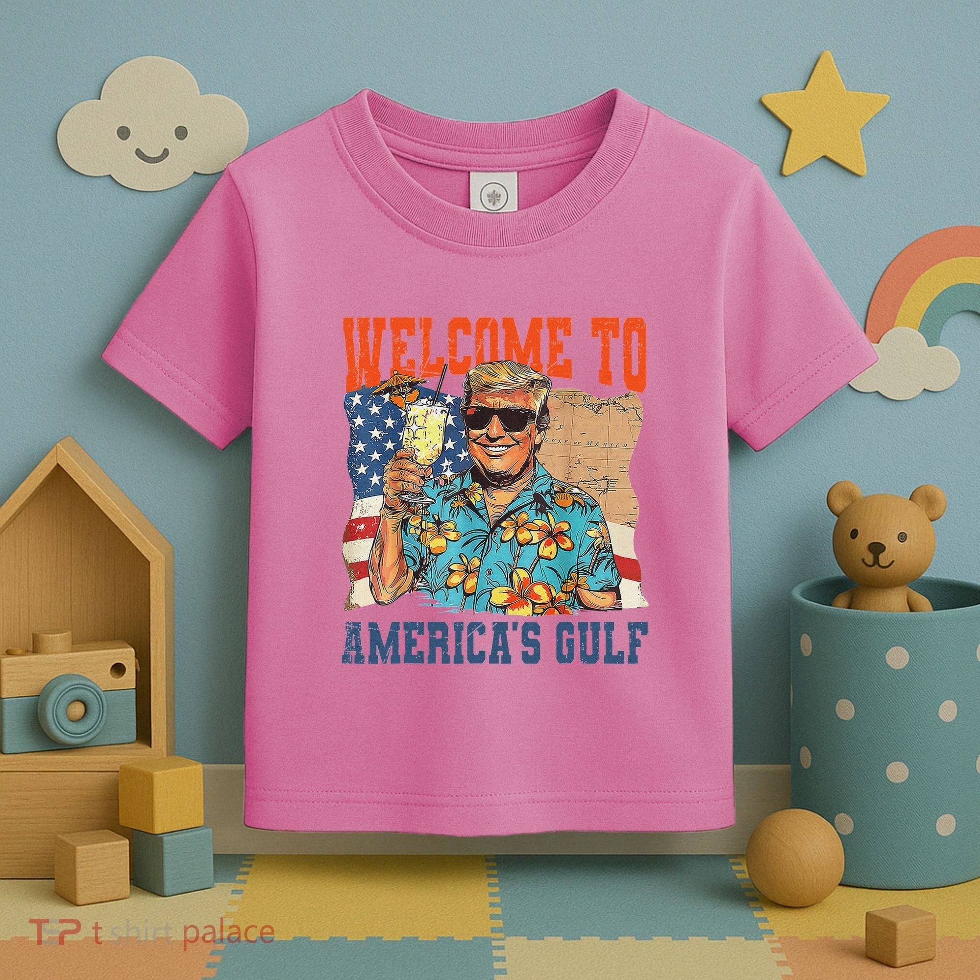Trump Welcome To AmericaS Gulf Mexico Toddler T-Shirt