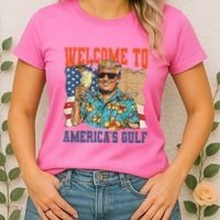 Trump Welcome To AmericaS Gulf Mexico Women's T-Shirt thumb 2