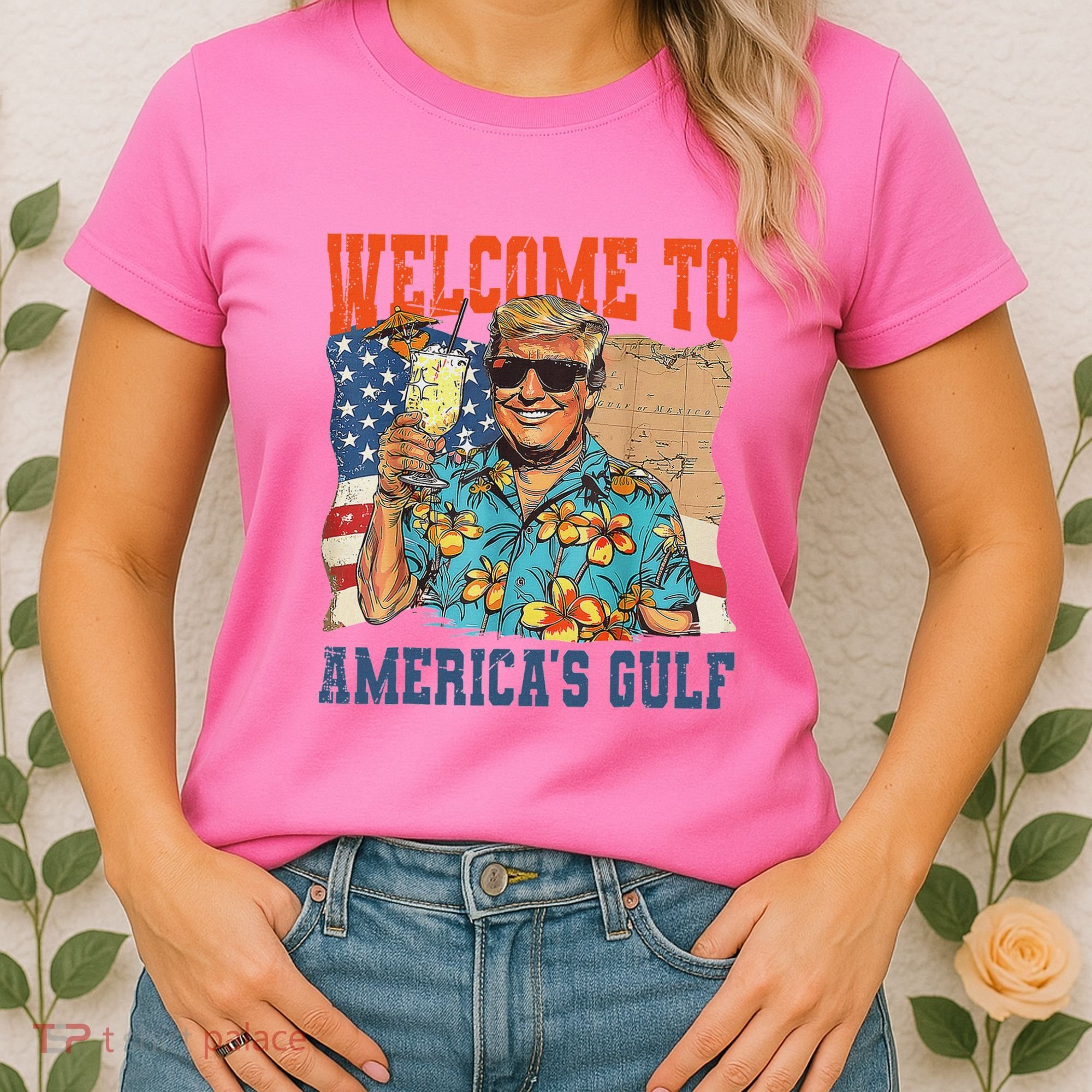 Trump Welcome To AmericaS Gulf Mexico Women's T-Shirt