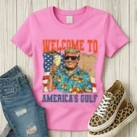 Trump Welcome To AmericaS Gulf Mexico Women's T-Shirt thumb 3