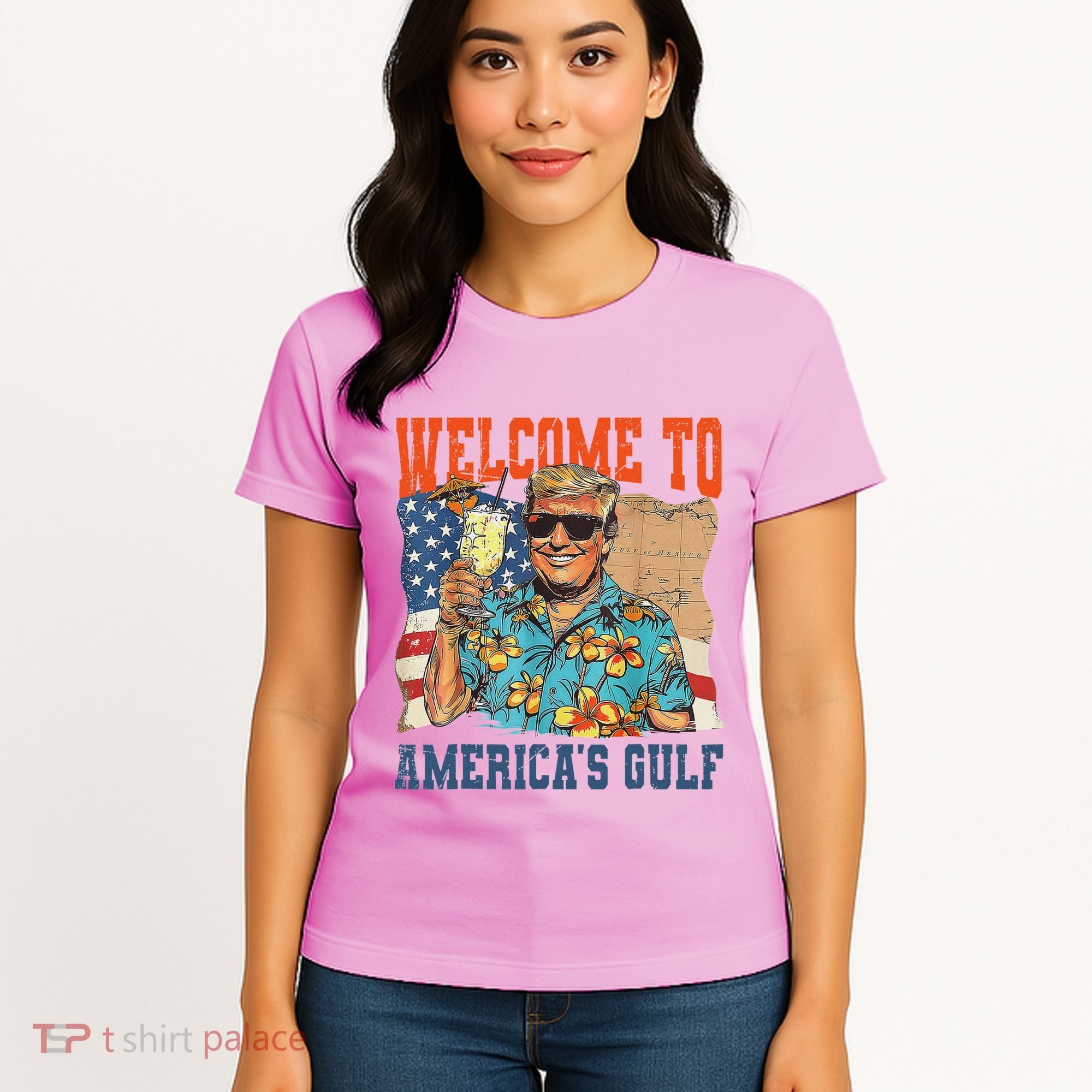 Trump Welcome To AmericaS Gulf Mexico Women's T-Shirt
