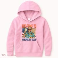 Trump Welcome To AmericaS Gulf Mexico Kids Hoodie thumb 0