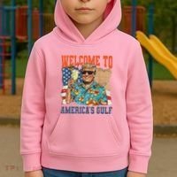 Trump Welcome To AmericaS Gulf Mexico Kids Hoodie thumb 2