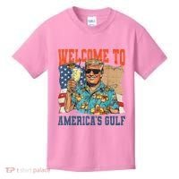 Trump Welcome To AmericaS Gulf Mexico Kids T-Shirt thumb 0