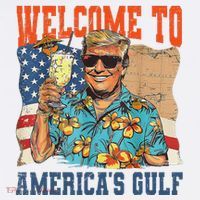 Trump Welcome To AmericaS Gulf Mexico Women's Hoodie thumb 2