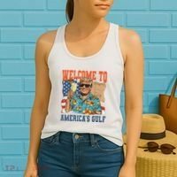 Trump Welcome To AmericaS Gulf Mexico Women's Tank Top thumb 2