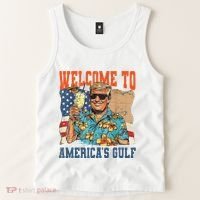 Trump Welcome To AmericaS Gulf Mexico Tank Top thumb 2