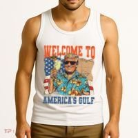 Trump Welcome To AmericaS Gulf Mexico Tank Top thumb 3