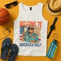Trump Welcome To AmericaS Gulf Mexico Tank Top thumb 4