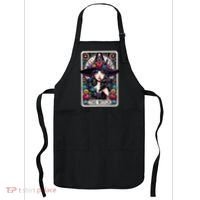 The Witch Tarot Card Halloween Gothic Witchy Vibes Black Cat Apron thumb 0