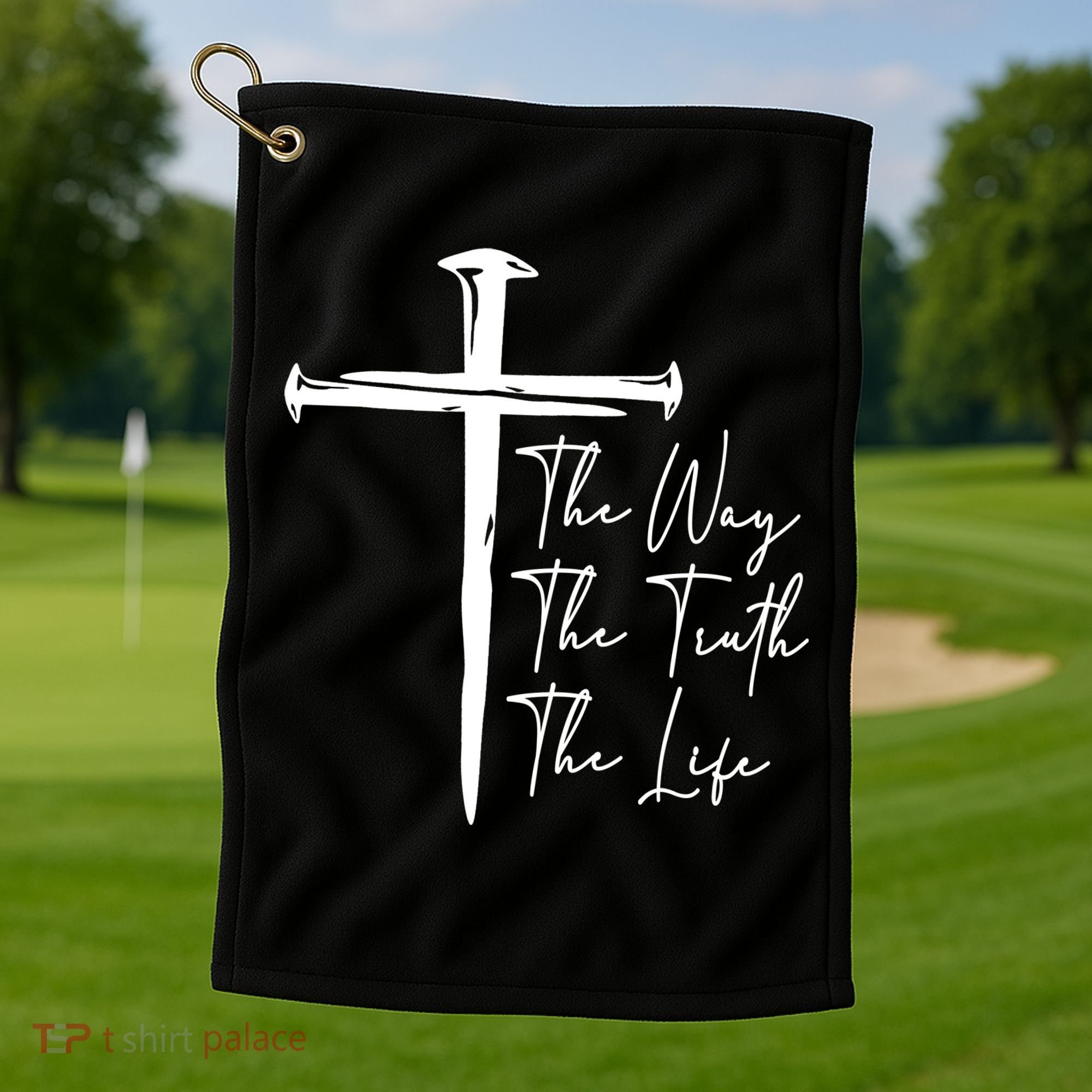 The Way The Truth The Life Golf Towel
