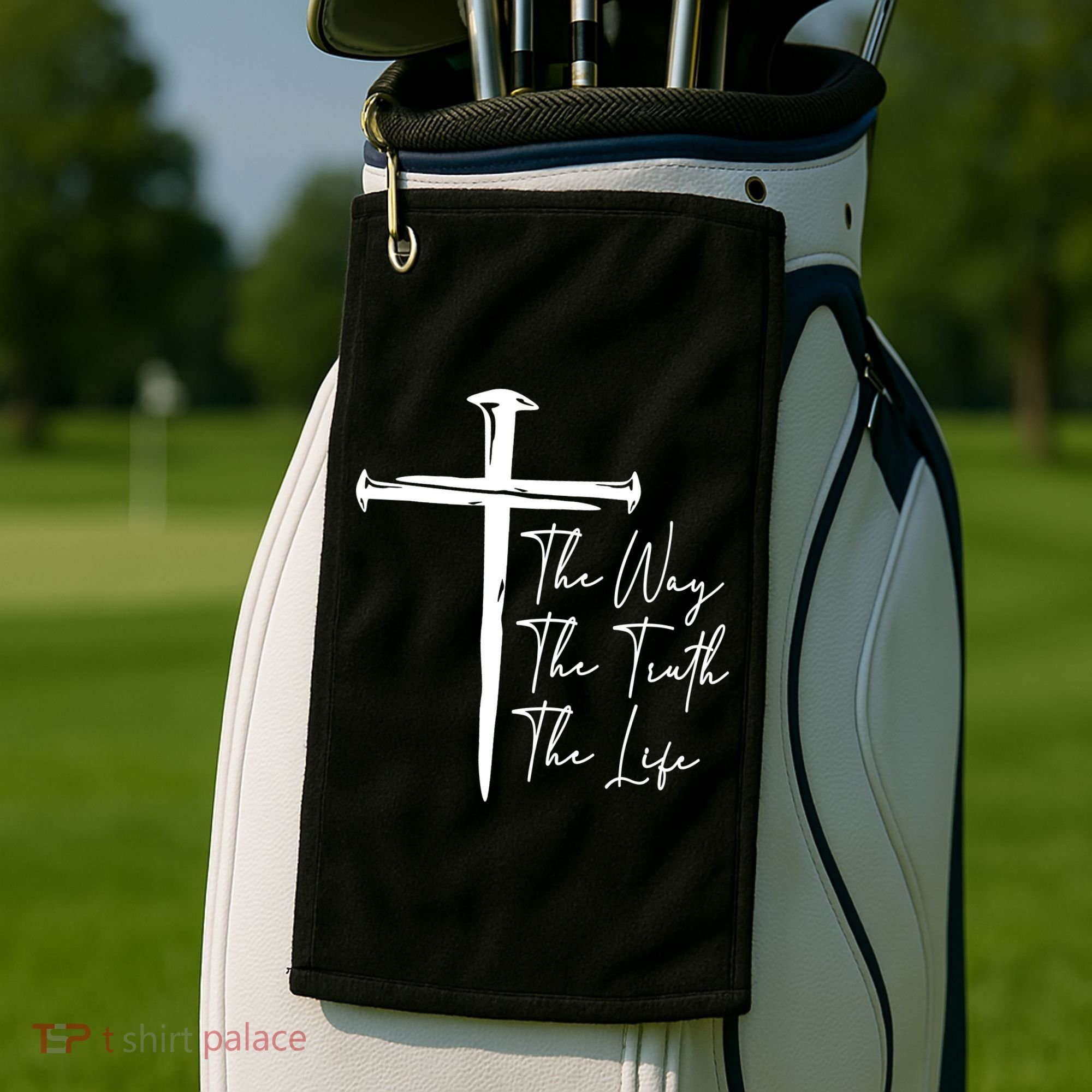 The Way The Truth The Life Golf Towel