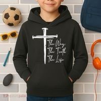The Way The Truth The Life Kids Hoodie thumb 2
