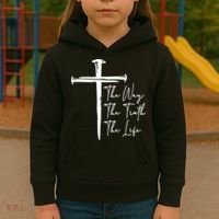 The Way The Truth The Life Kids Hoodie thumb 3