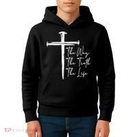 The Way The Truth The Life Kids Hoodie thumb 4
