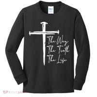 The Way The Truth The Life Kids Long Sleeve Shirt thumb 0
