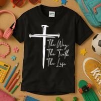 The Way The Truth The Life Kids T-Shirt thumb 3