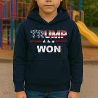 Trump Won Kids Hoodie thumb 3