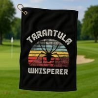 Tarantula Whisperer Golf Towel thumb 1
