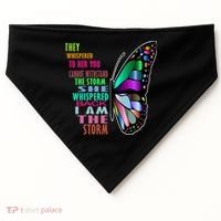 They Whispered To Her You Cannot Withstand The Storm USA-Made Doggie Bandana thumb 0