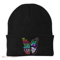 They Whispered To Her You Cannot Withstand The Storm Beanie thumb 0