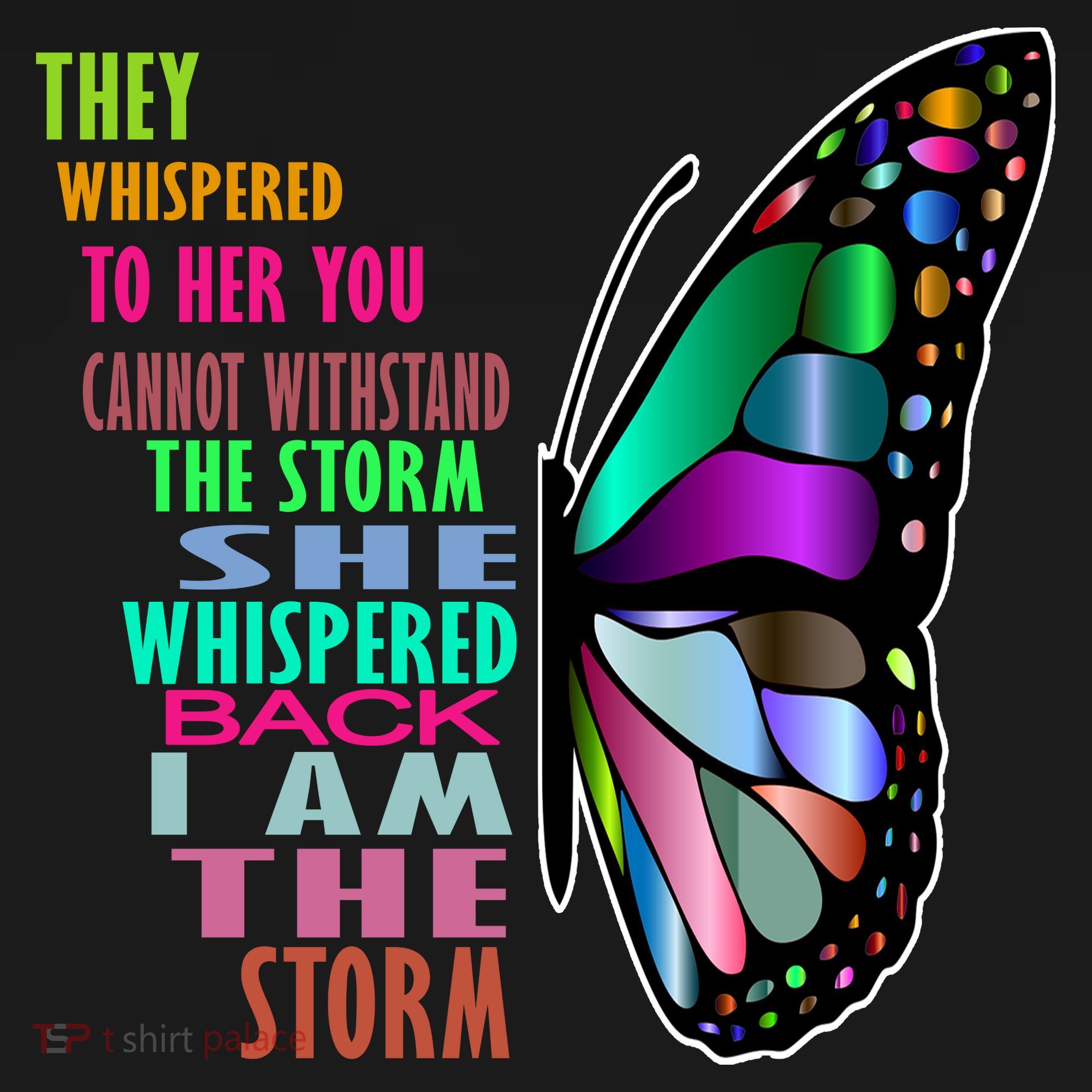 They Whispered To Her You Cannot Withstand The Storm Mousepad