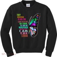 They Whispered To Her You Cannot Withstand The Storm Kids Sweatshirt thumb 0