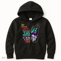They Whispered To Her You Cannot Withstand The Storm Kids Hoodie thumb 0