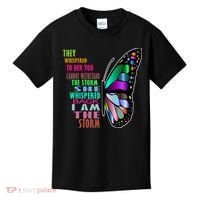They Whispered To Her You Cannot Withstand The Storm Kids T-Shirt thumb 0