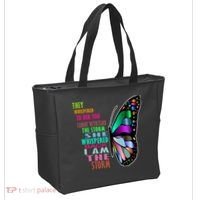 They Whispered To Her You Cannot Withstand The Storm Tote Bag thumb 2