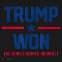 Trump Won The Whole World Knows It Coaster thumb 2