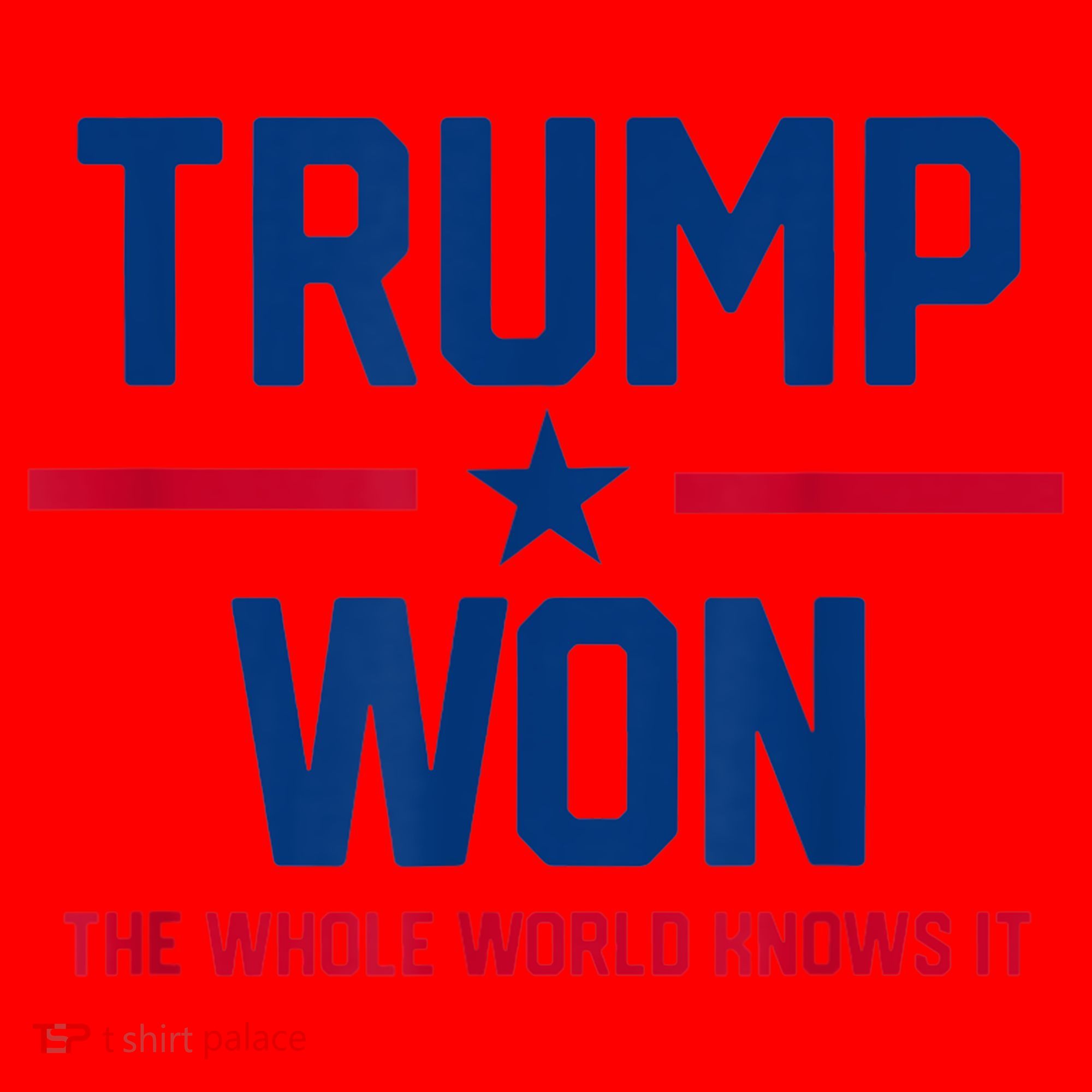 Trump Won The Whole World Knows It Santa Hat