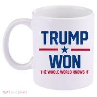 Trump Won The Whole World Knows It 11oz C Handle Ceramic Mug thumb 2