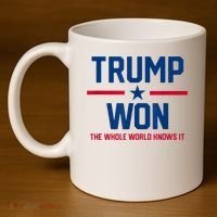 Trump Won The Whole World Knows It 11oz C Handle Ceramic Mug thumb 4
