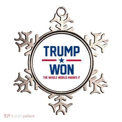 Trump Won The Whole World Knows It Ornament