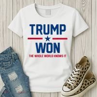 Trump Won The Whole World Knows It Women's T-Shirt thumb 3