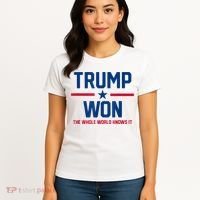 Trump Won The Whole World Knows It Women's T-Shirt thumb 4
