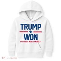 Trump Won The Whole World Knows It Kids Hoodie thumb 0