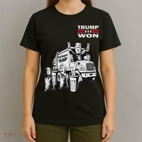 Trump Won Trump Waste Management Funny Trump Garbage Truck T-Shirt thumb 4