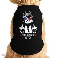 Trump Were Taking America Back You Missed Bitch Funny Doggie Tank thumb 0